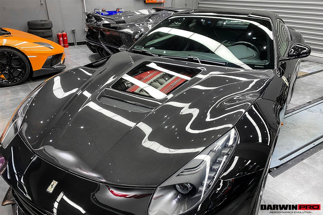 2012 - 2017 Ferrari F12 Berlinetta IMP Performance Carbon Fiber Hood
