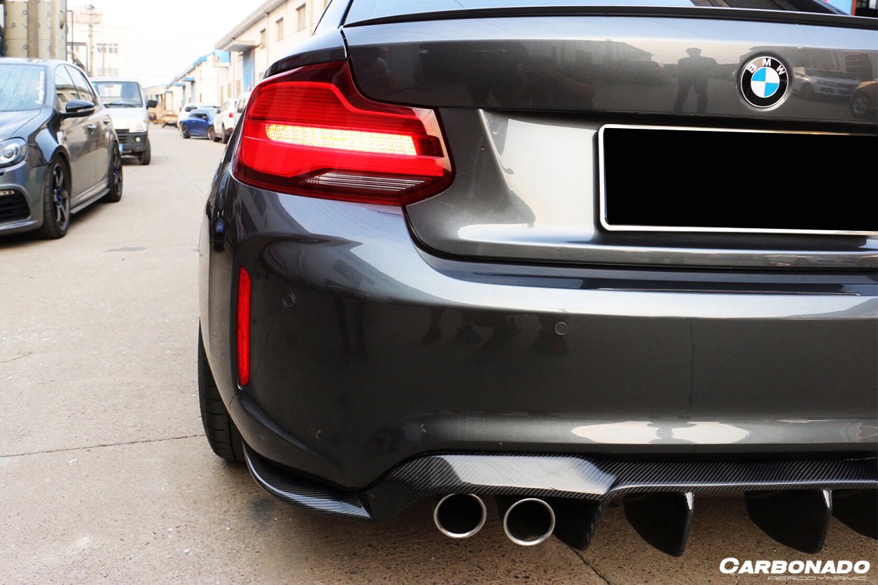 2016-2020 BMW M2 F87 VRS Style Carbon FIber Rear Lip