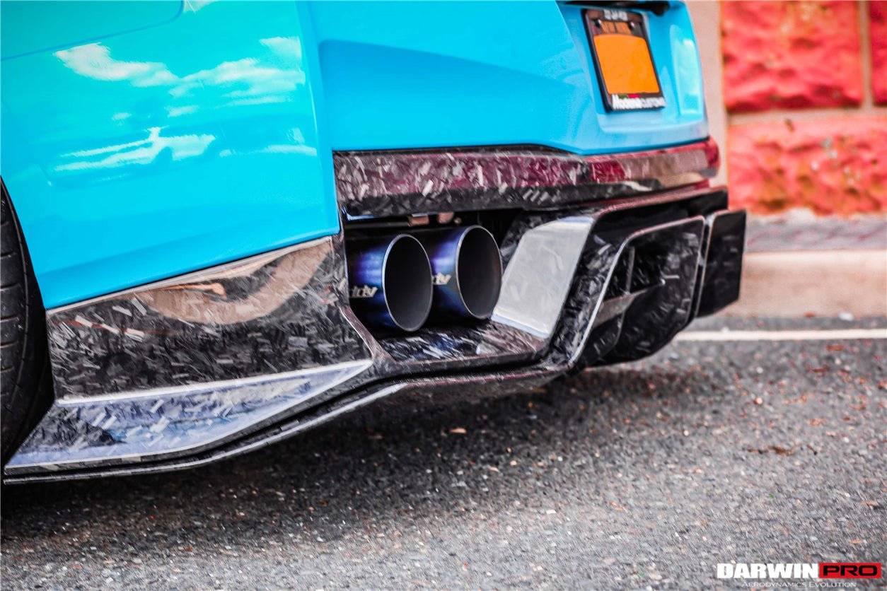 2017 - 2022 Nissan GTR R35 EBA BKSS Style Carbon Fiber Rear Diffuser
