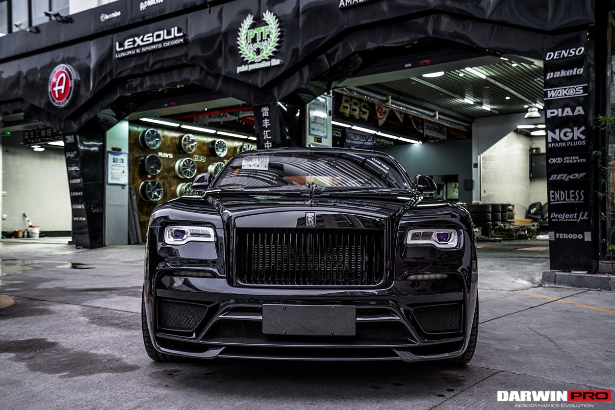2016 - 2020 Rolls-Royce Wraith BKSS Style Partial Carbon Fiber Full Body Kit