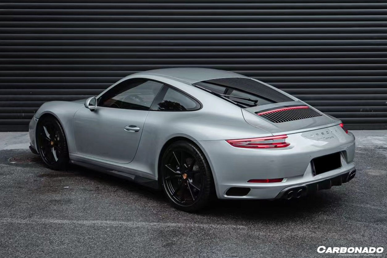 2016 - 2019 Porsche 911 991.2 Carrera/Targa/S/4S/GTS OD Style Quad Exhaust Rear Lip