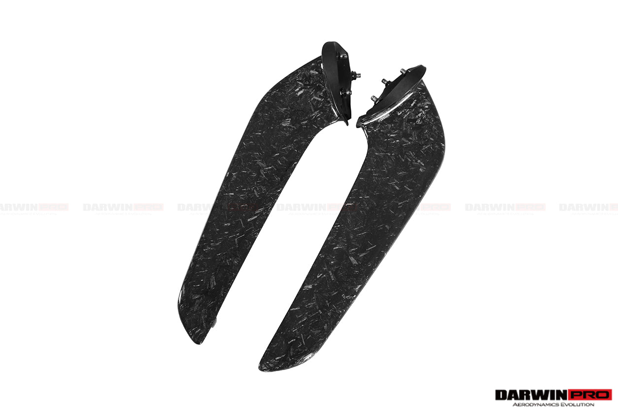 2010 - 2015 Ferrari 458 Coupe/Spyder Carbon Fiber Front Canards