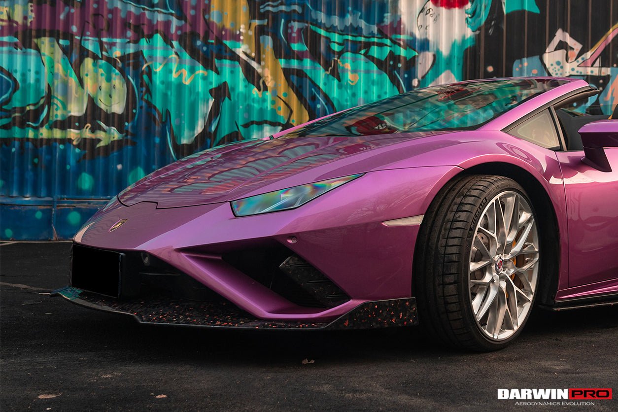 2019 - 2023 Lamborghini Huracan EVO RWD OD Style Carbon Fiber Front Lip