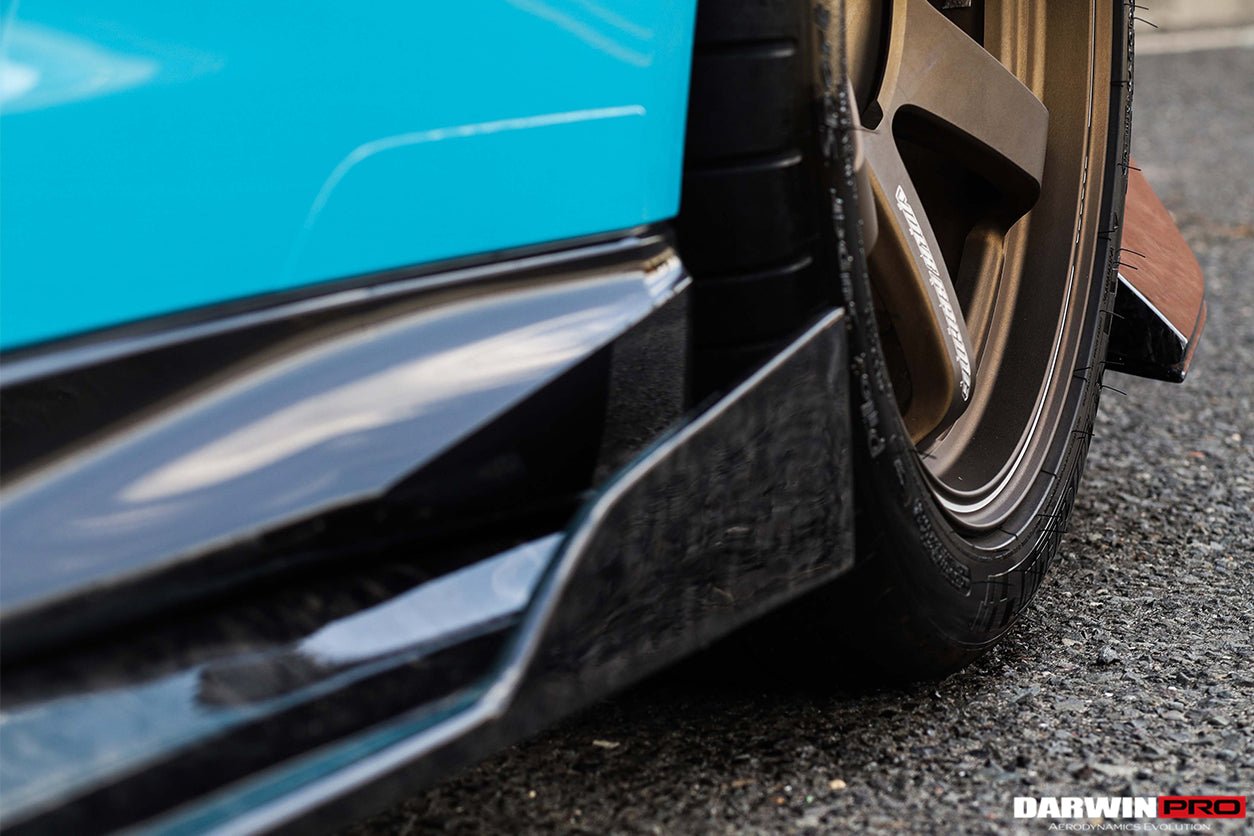 2008 - 2022 Nissan GTR R35 EBA BKSS Style Carbon Fiber Side Skirts