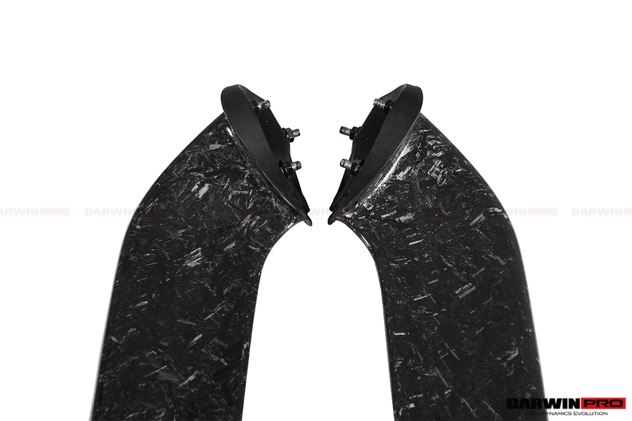 2010 - 2015 Ferrari 458 Coupe/Spyder Carbon Fiber Front Canards