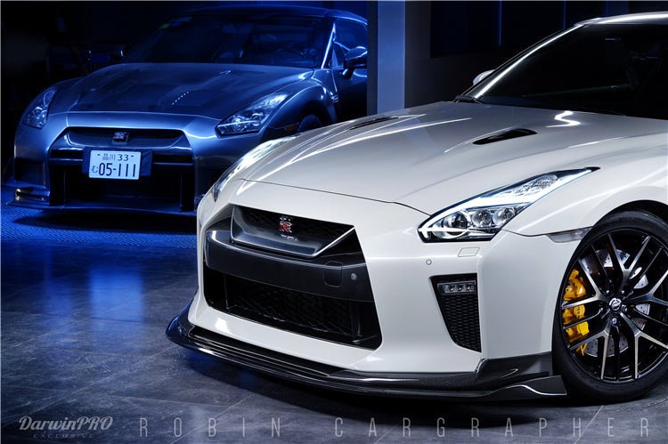 2017 - 2022 Nissan GTR R35 EBA BKSS Style Carbon Fiber Front Lip