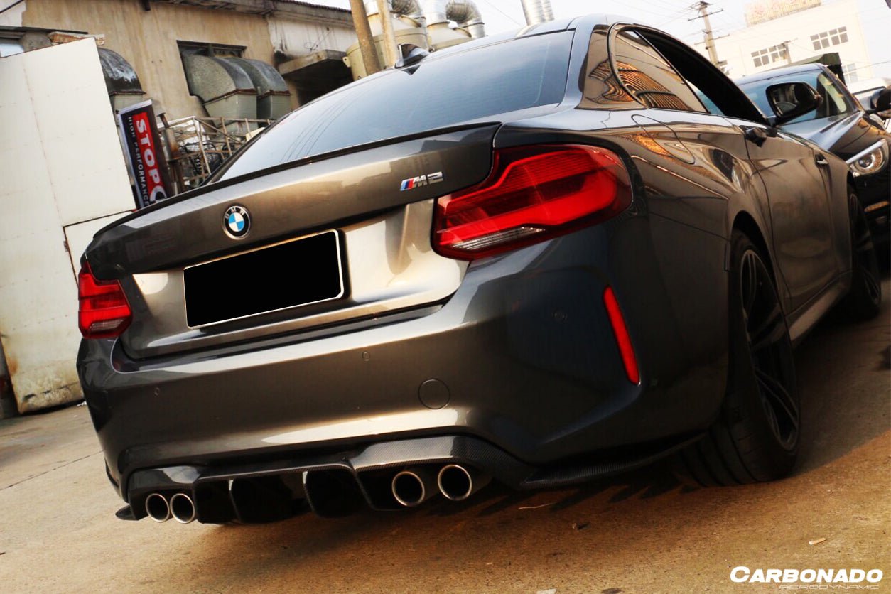 2016-2020 BMW M2 F87 VRS Style Carbon FIber Rear Lip