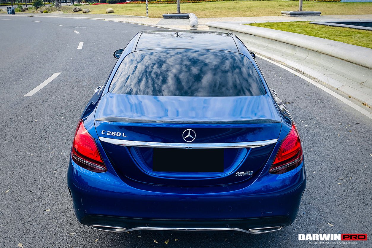 2015 - 2021 Mercedes Benz C-Class W205 Sedan Trunk Spoiler