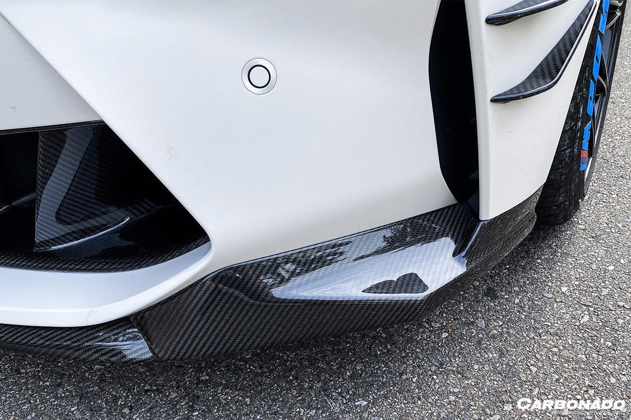 2021-2025 BMW M3 G80 M4 G82 G83 MP Style Carbon Fiber Front Bumper Air Vents