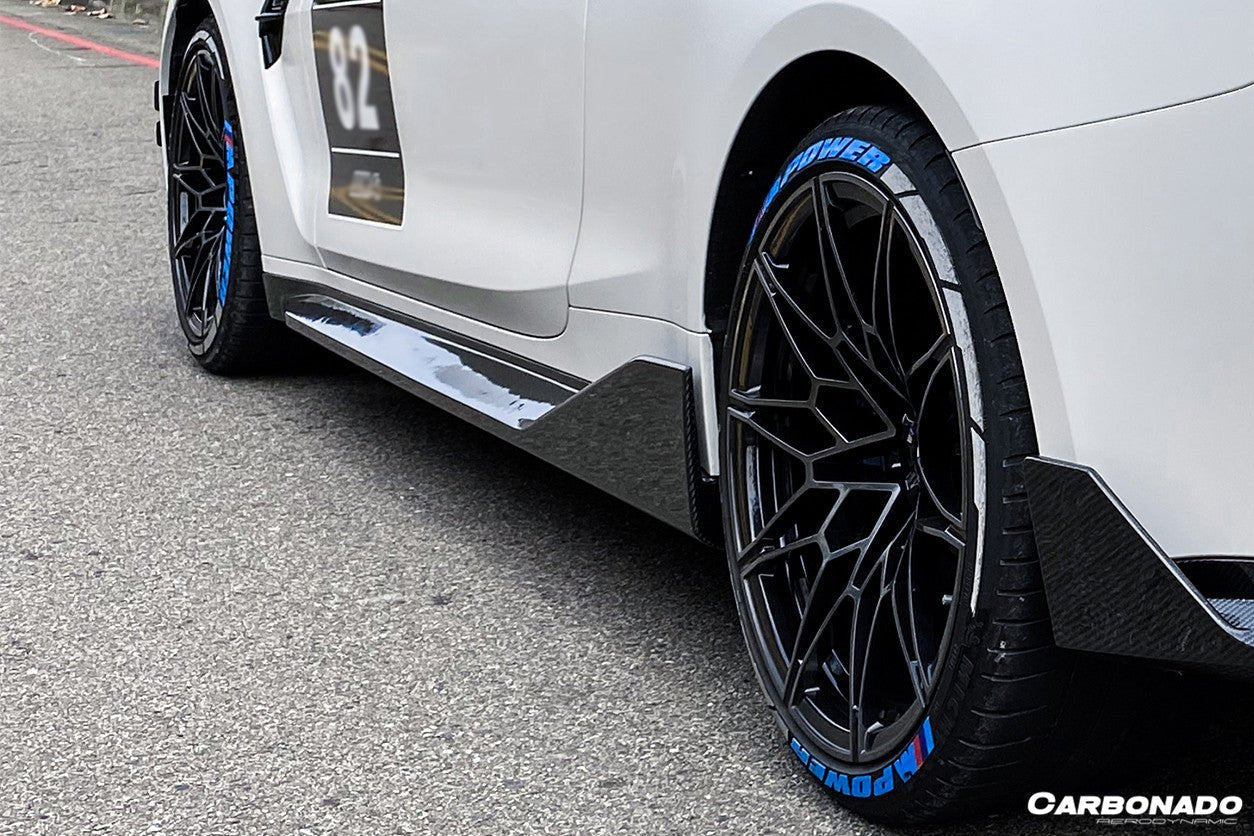 2021-2025 BMW M4 G82 G83 MP Style Carbon Fiber Side Skirts