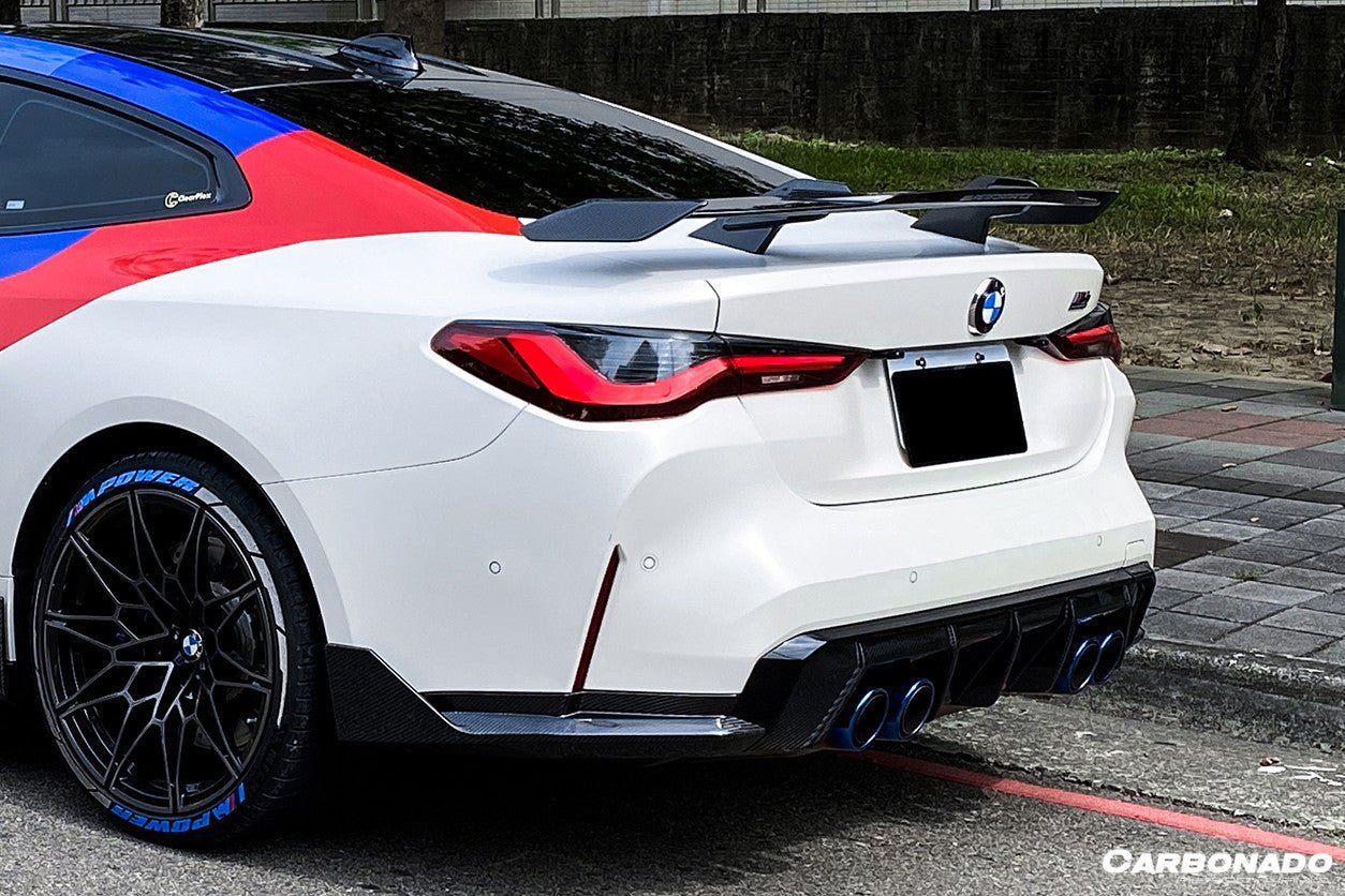 2021+ P BMW M3 G80 M4 G82 G83 3 Series G20 4 Series G22 Trunk Spoiler Wing