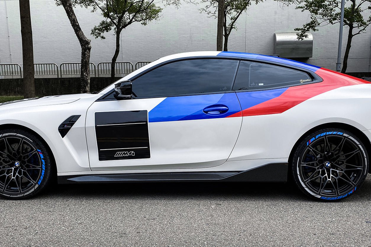 2021-2025 BMW M4 G82 G83 MP Style Carbon Fiber Side Skirts