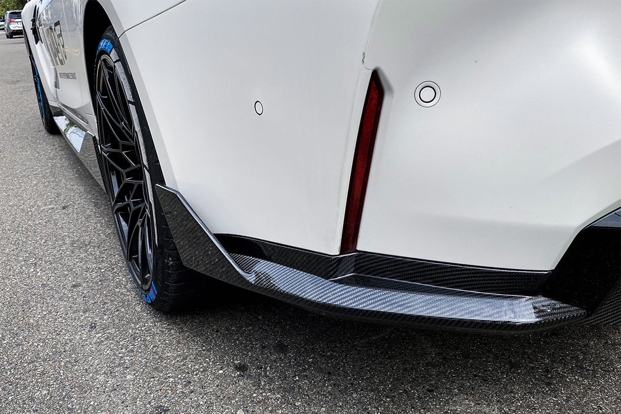 BMW M4 G82 G83 MP Style Carbon Fiber Rear Caps 2021-Up