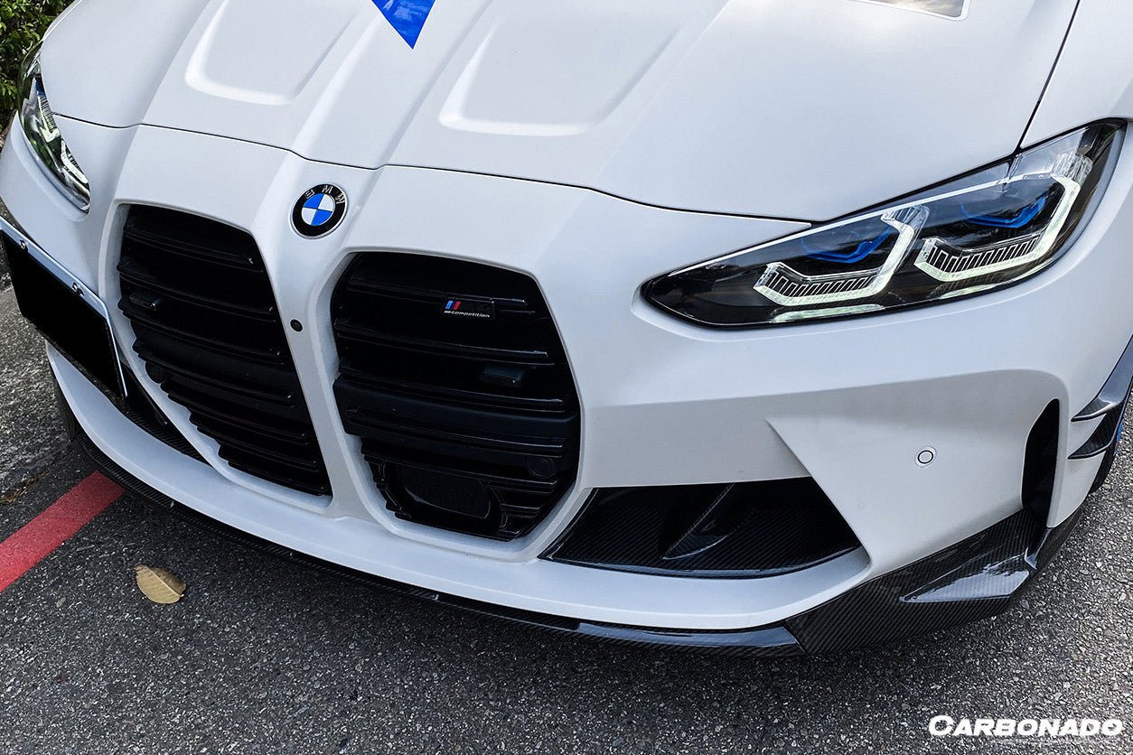 2021-2025 BMW M3 G80 M4 G82 G83 MP Style Carbon Fiber Front Bumper Air Vents