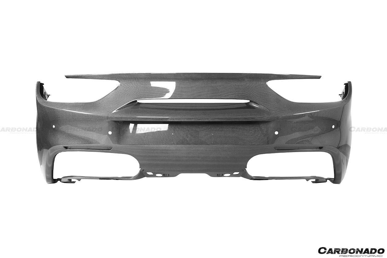 2015-2020 Ferrari 488 GTB & Spider OE Style Carbon Fiber Rear Bumper - Carbonado