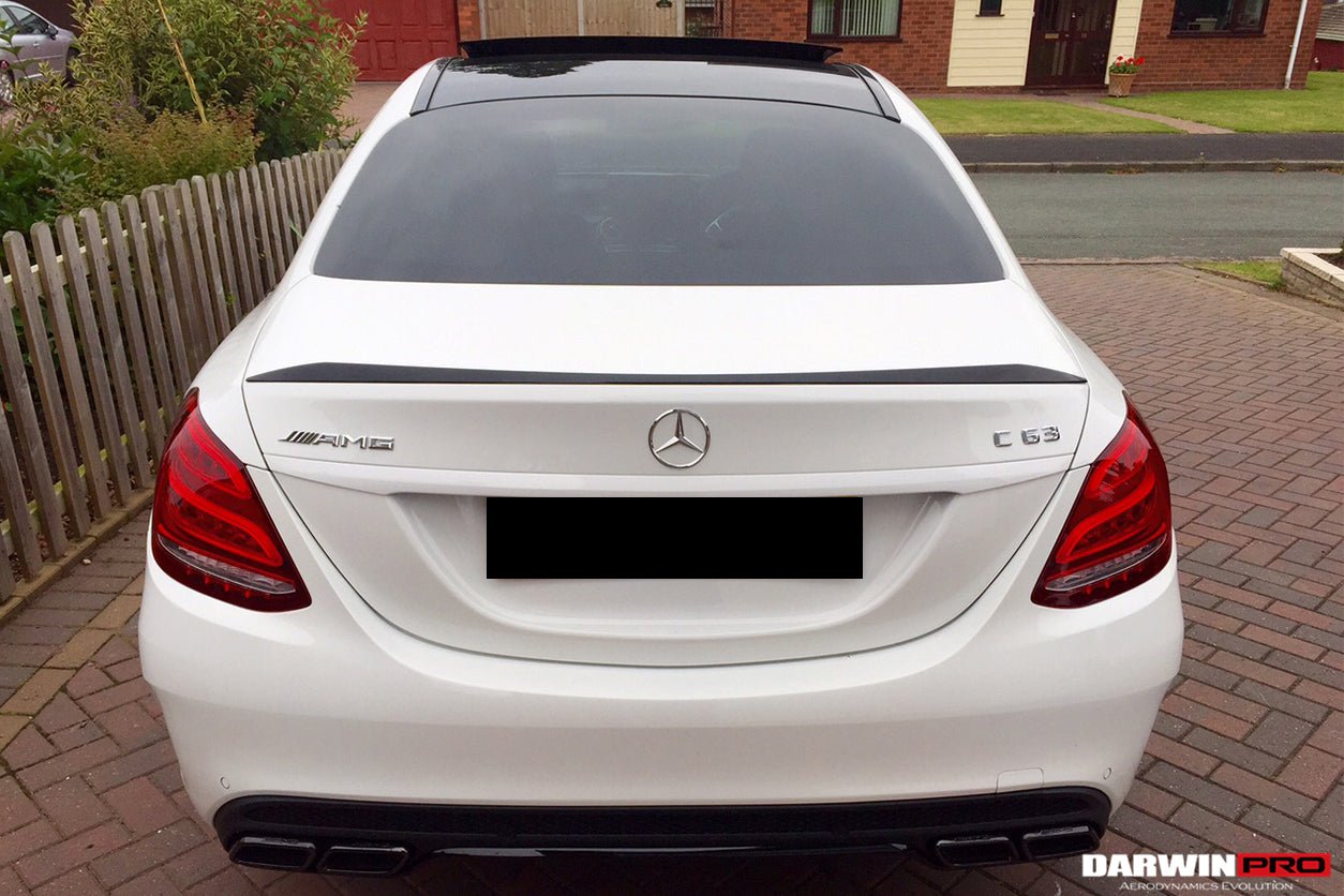 2015 - 2021 Mercedes Benz C-Class W205 Sedan Trunk Spoiler