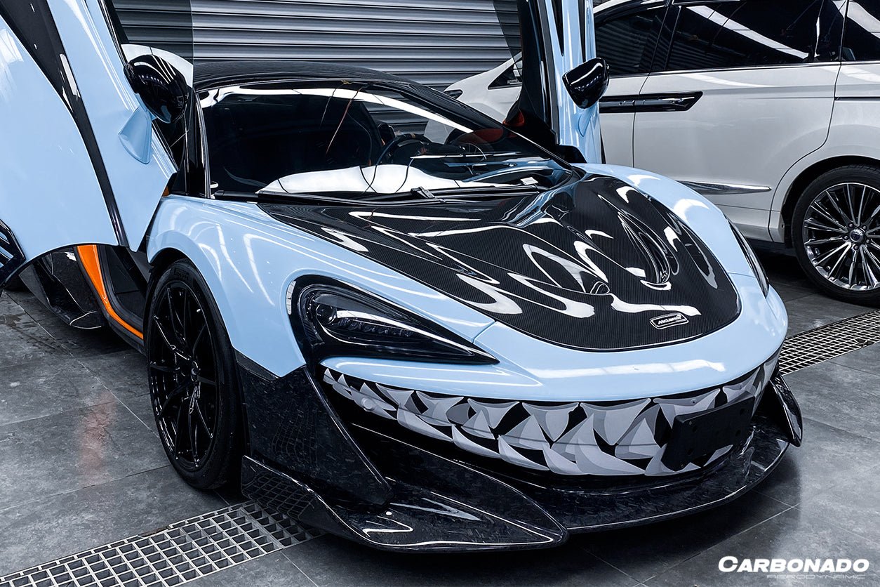 2018 - 2021 McLaren 600lt & 2015 - 2021 540C & 570s & 570gt P1 Style Carbon Fiber Hood