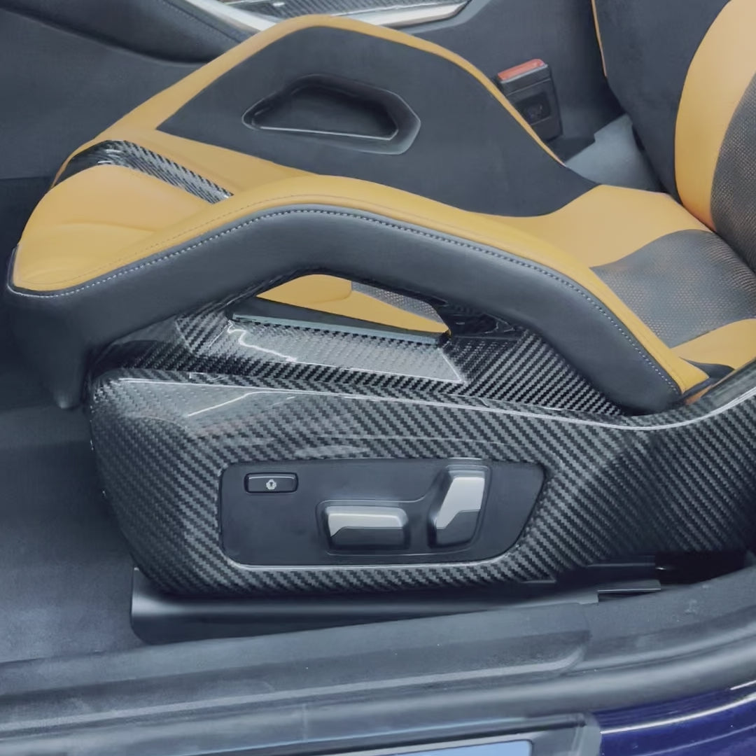 BMW G8X M3/M4 Carbon Fiber Seat Trim (For Buckets & Non Buckets)