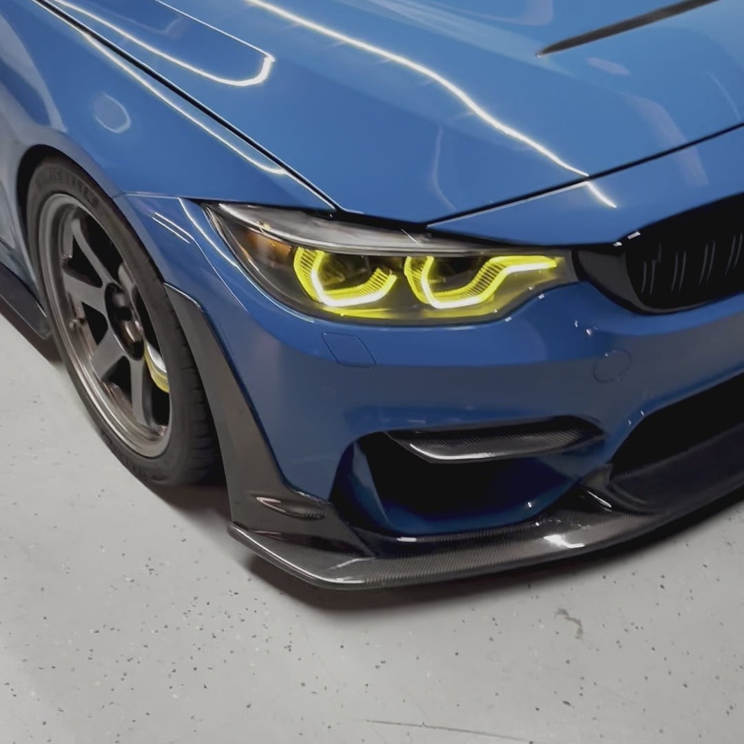 F8X F80 M3 F82 M4 Laptorr Style Carbon Fiber Splitter Lip