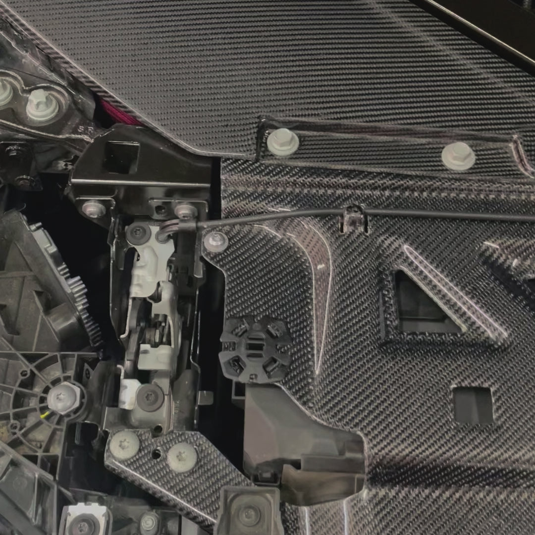 G8X G80 G82 M3 M4 G87 M2 BMW Radiator Cover Cooling Shroud Carbon Fiber 2021+