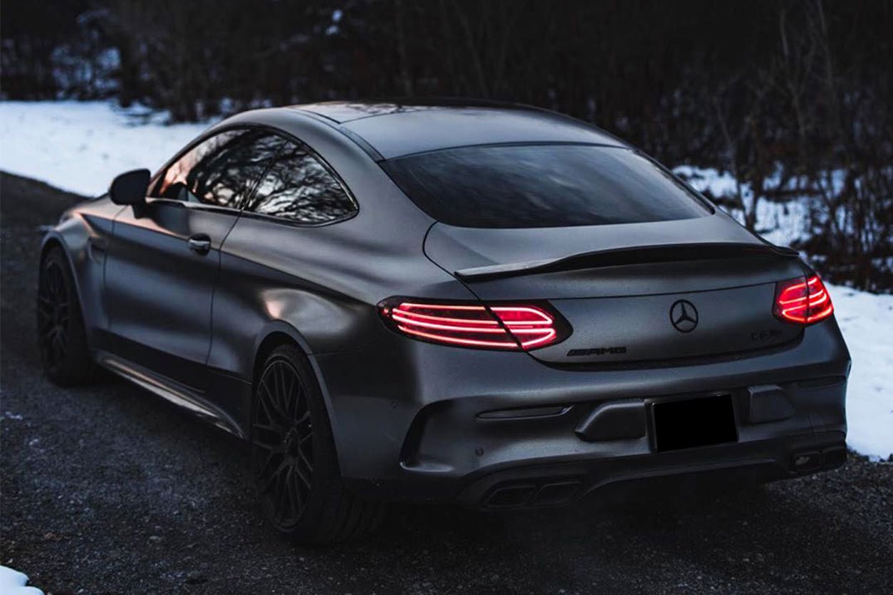 2015 - 2021 Mercedes Benz C-Class W205 Coupe PS Style Trunk Spoiler
