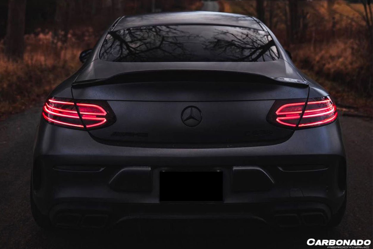 2015 - 2021 Mercedes Benz C-Class W205 Coupe PS Style Trunk Spoiler