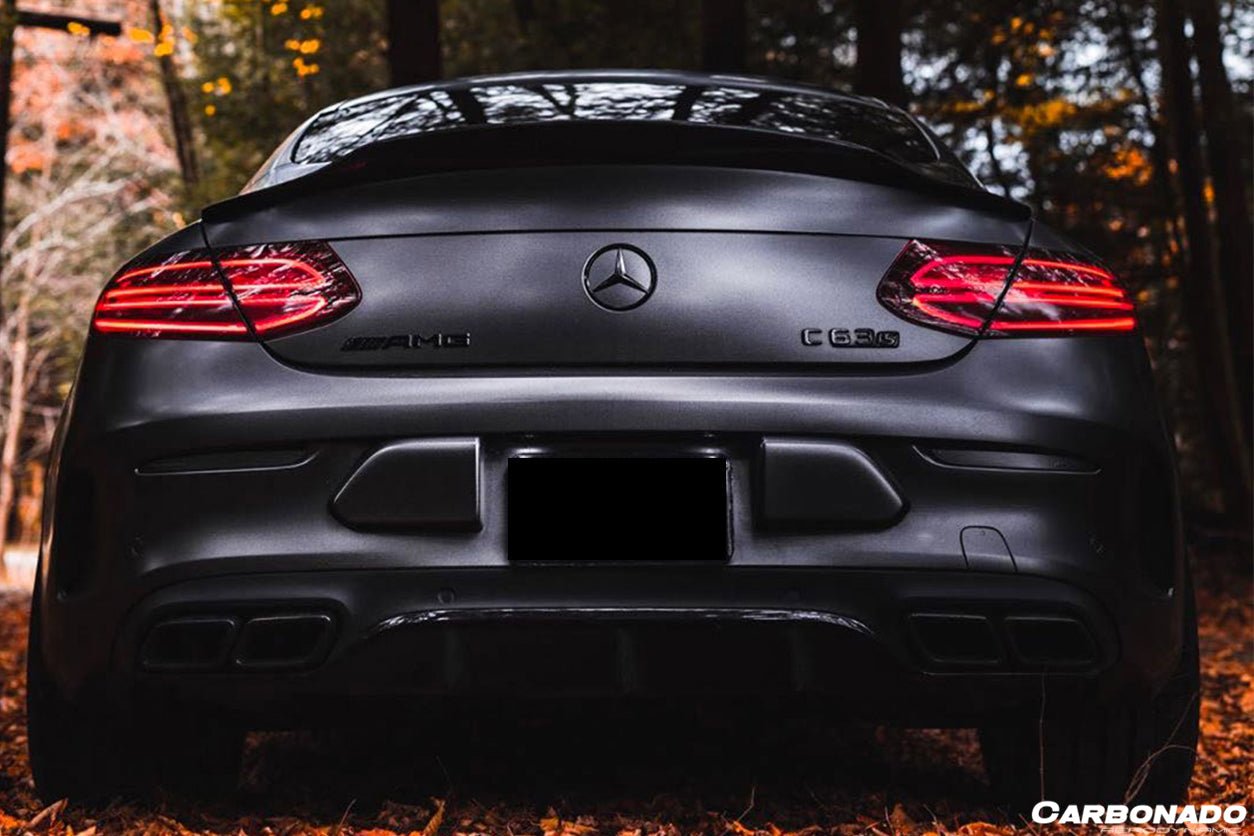 2015 - 2021 Mercedes Benz C-Class W205 Coupe PS Style Trunk Spoiler