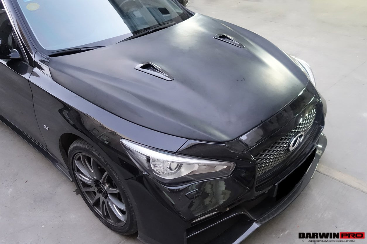 2014 - 2022 Infiniti Q50 Sedan EAU ROUGE Style Hood