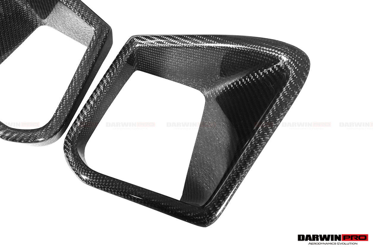 2017 - 2022 Nissan GTR R35 EBA BKSS Style Carbon Fiber Front Bumper Vents