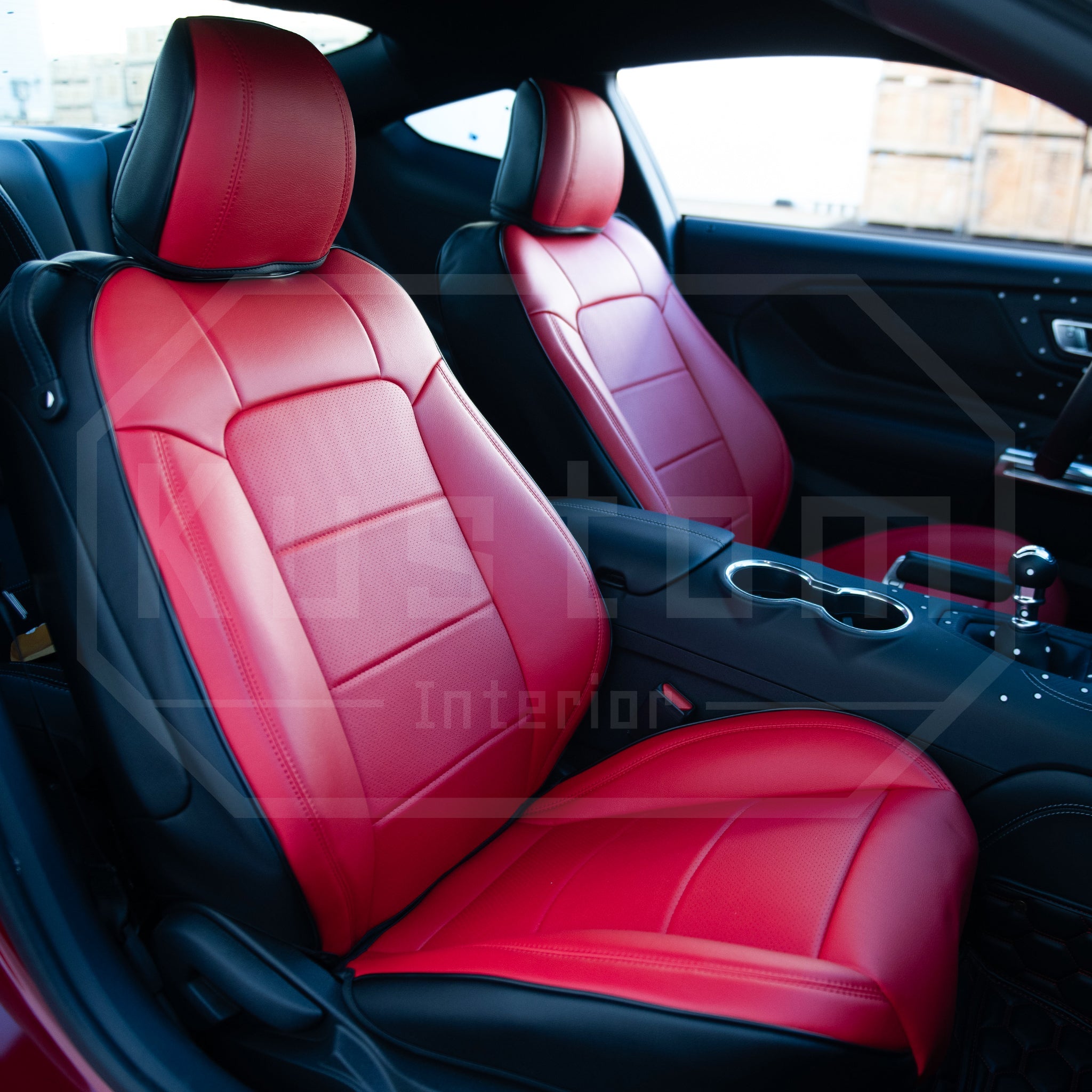 2015-23 Ford Mustang S550 Coupe Genuine Leather Seat Covers