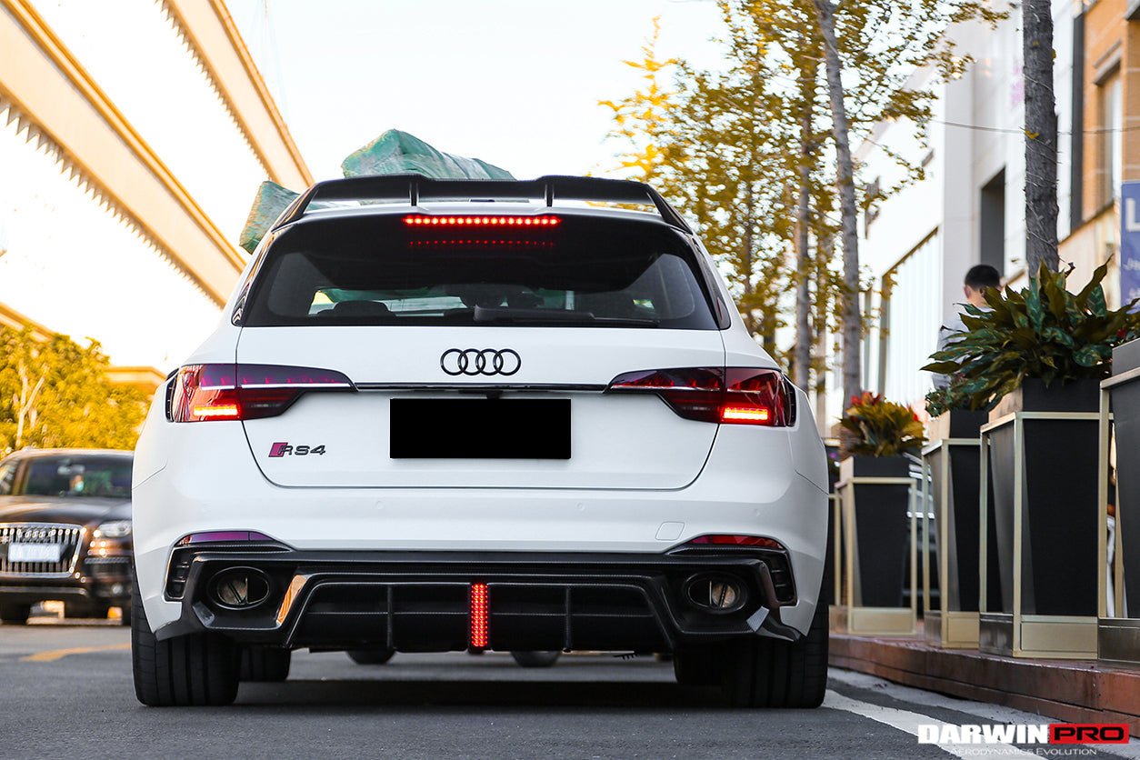 2017 - 2024 Audi RS4 B9 BKSS Style Rear Diffuser with Winglets