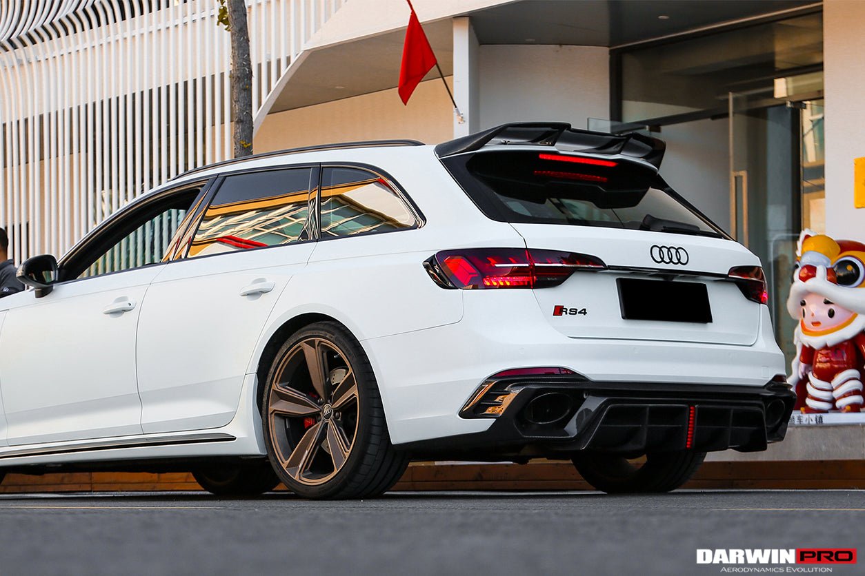 2017 - 2024 Audi RS4 B9 BKSS Style Rear Diffuser with Winglets