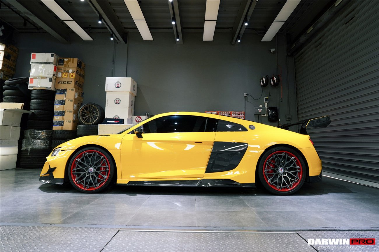 2016 - 2018 Audi R8 Coupe/Spyder iMPII Carbon Fiber Side Skirts Add on