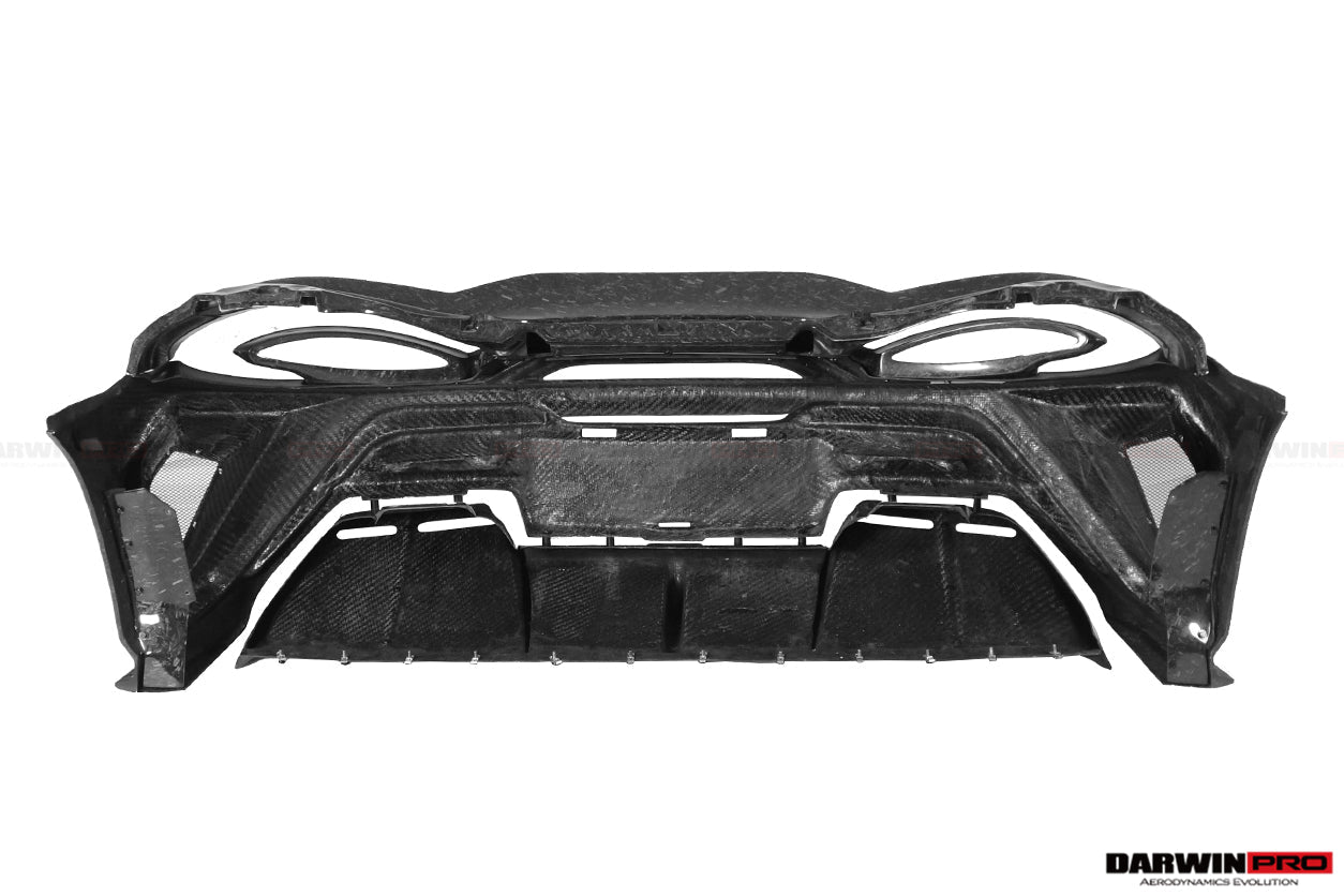 2018 - 2021 McLaren 600lt BKSS Style Partial Carbon Fiber Rear Bumper