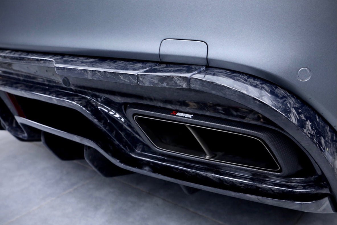 2015 - 2021 Mercedes Benz W205 C63/S AMG Sedan IMP Performance Carbon Fiber Rear Diffuser