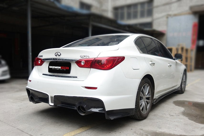 2014 - 2017 Infiniti Q50 Sedan EAU ROUGE Style Rear Bumper