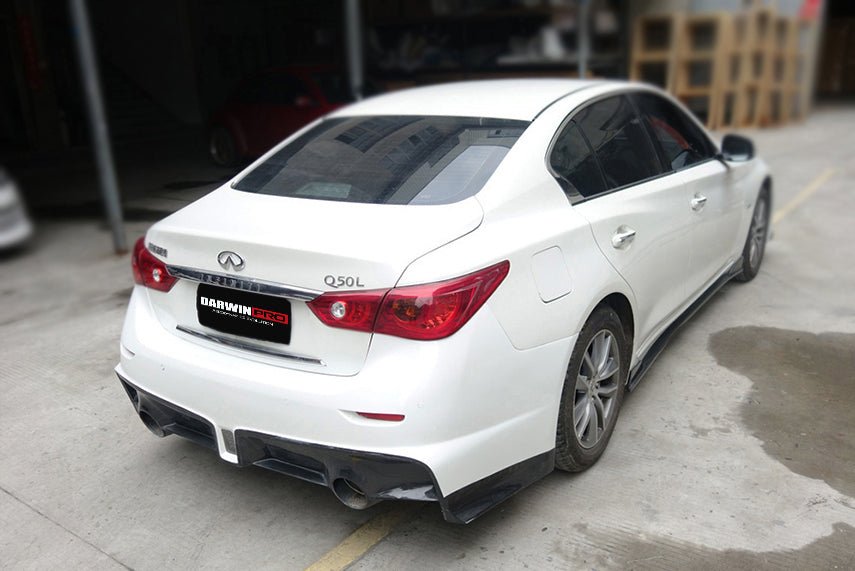 2014 - 2017 Infiniti Q50 Sedan EAU ROUGE Style Rear Bumper