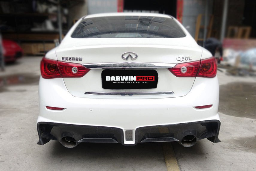 2014 - 2017 Infiniti Q50 Sedan EAU ROUGE Style Rear Bumper