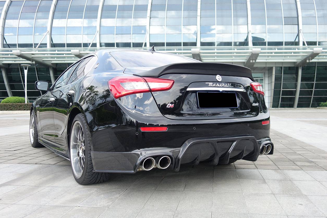 2014-2017 Maserati Ghibli EPC Style Rear Lip - Carbonado