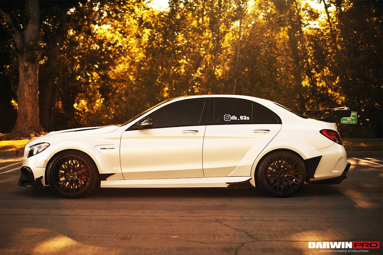 2015 - 2018 Mercedes Benz W205 C63/S AMG Sedan IMP Performance Carbon Fiber Rear Caps