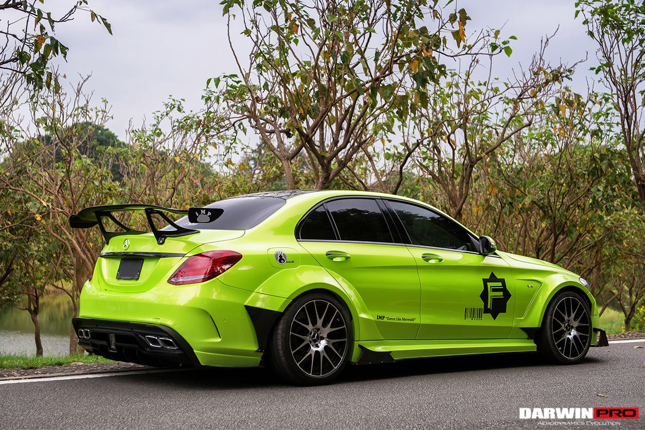 2015 - 2018 Mercedes Benz W205 C63/S AMG Sedan IMP Performance Carbon Fiber Rear Caps