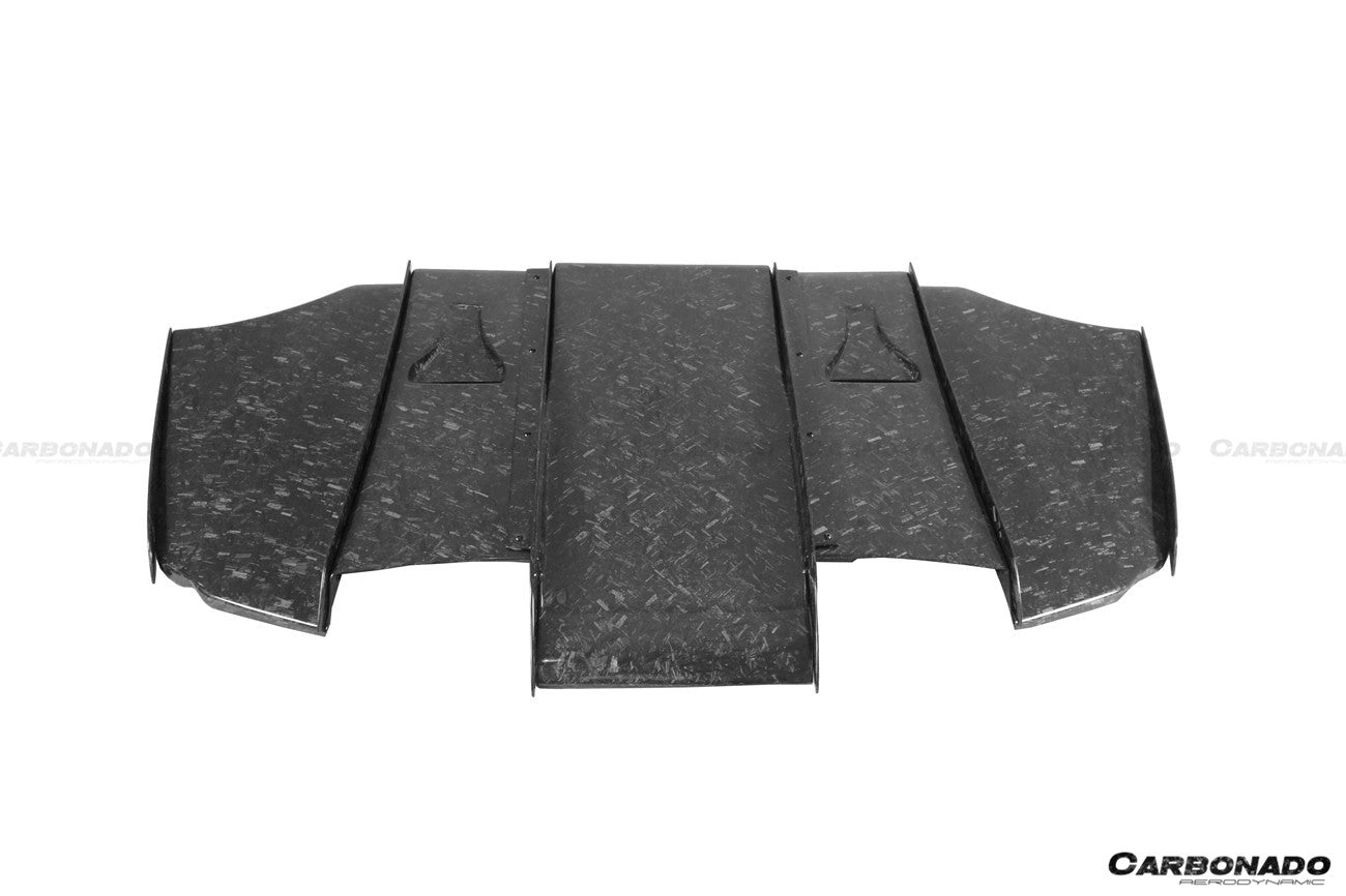 2008-2012 BMW M3 E92 E93 VA Style Carbon Fiber Rear Diffuser with Lip