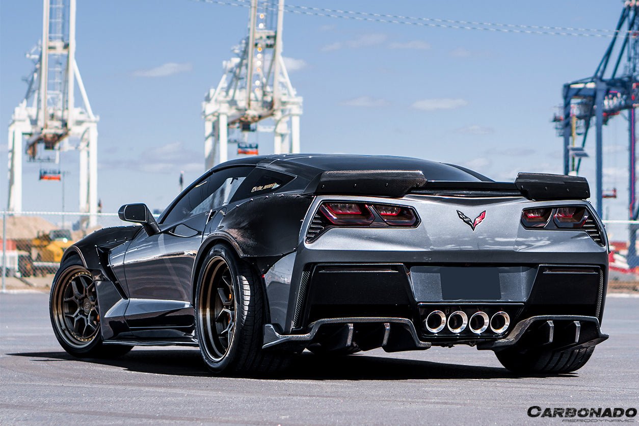 2013-2019 Corvette C7 Z51 ROX Style Rear Diffuser
