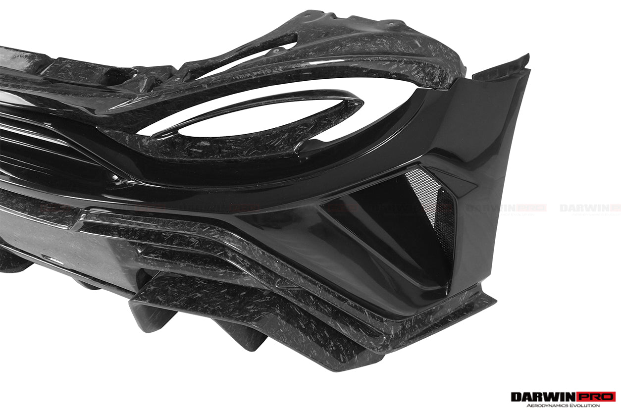 2018 - 2021 McLaren 600lt BKSS Style Partial Carbon Fiber Rear Bumper