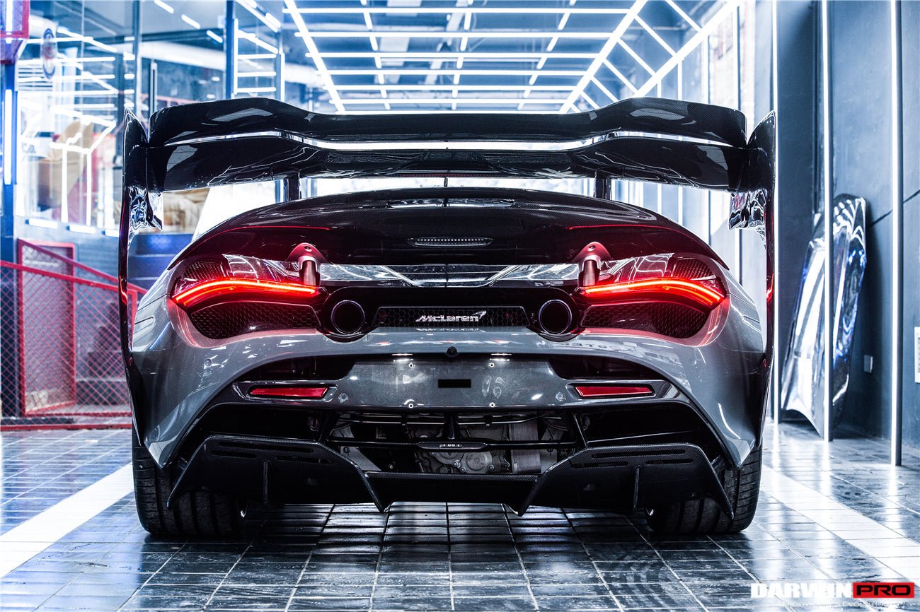 2017 - 2021 McLaren 720S BKSS Style Carbon Fiber Rear Diffuser