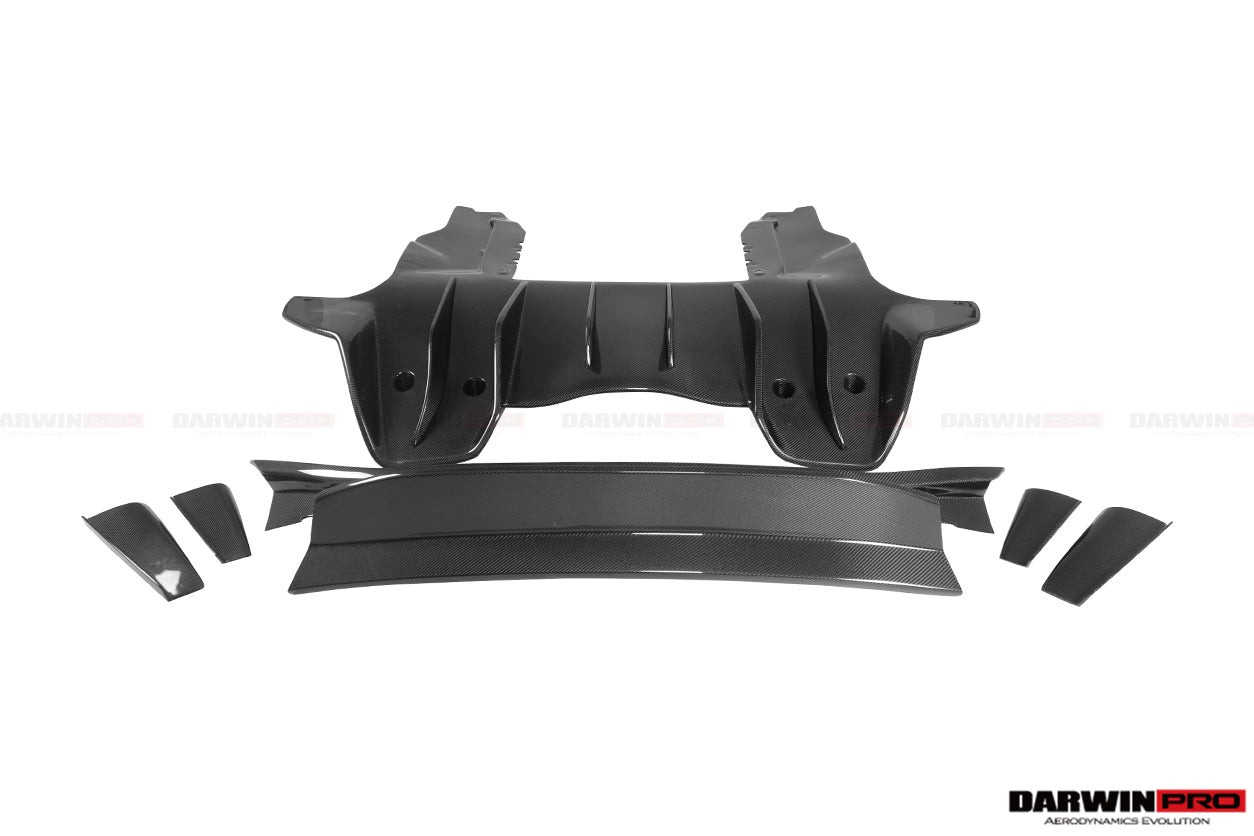 2011 - 2014 McLaren MP4 12C/650S Rebel Performance Style Partial Carbon Fiber Rear Bumper