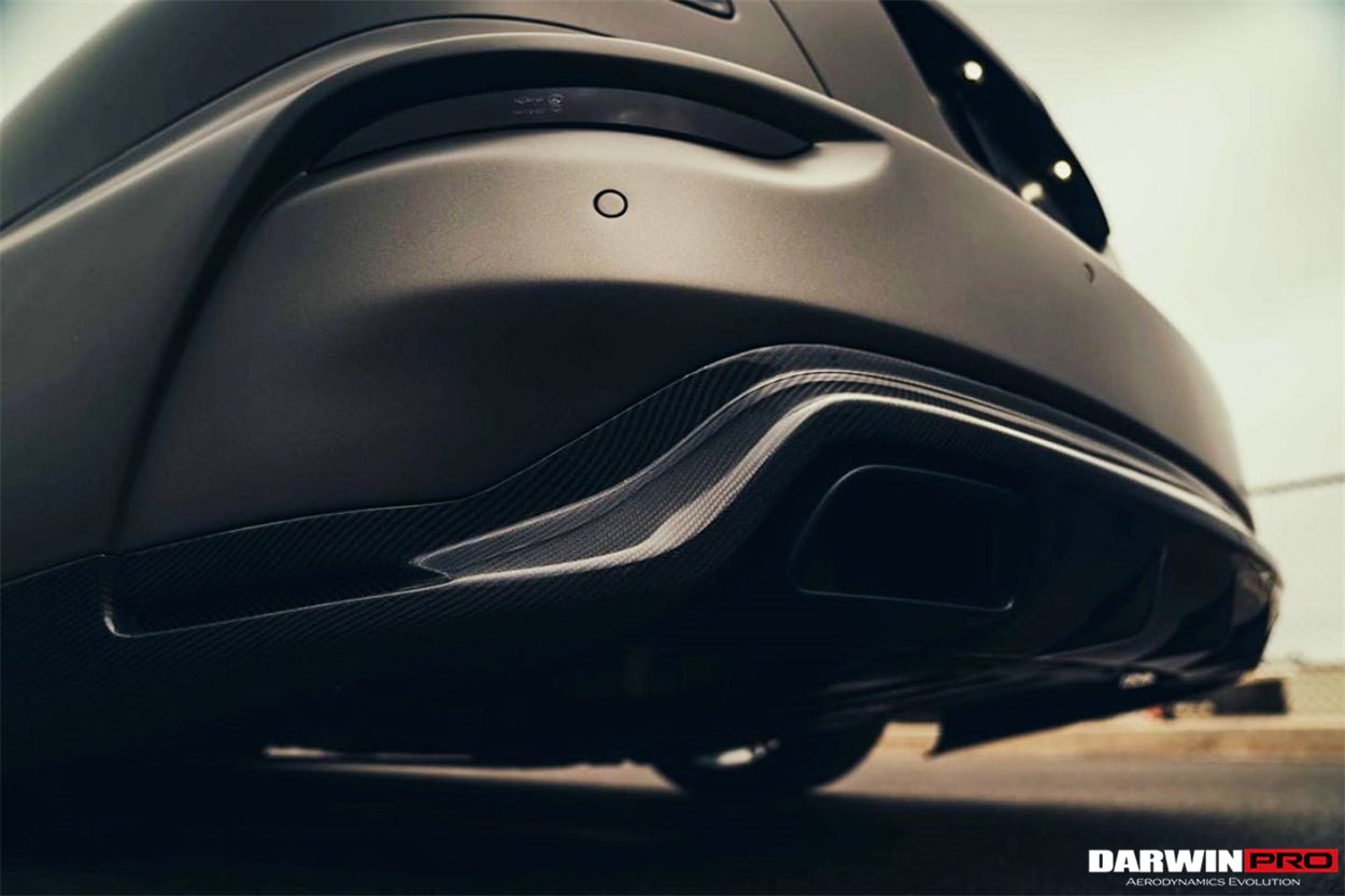 2016 - 2020 Rolls-Royce Wraith & Dawn BKSS Style Partial Carbon Fiber Rear Bumper
