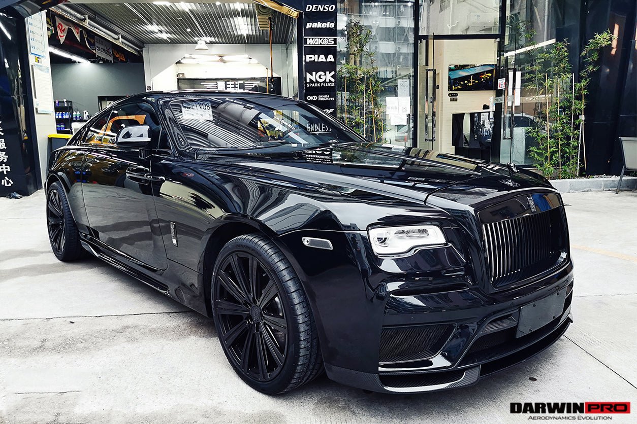 2016 - 2020 Rolls-Royce Wraith BKSS Style Partial Carbon Fiber Full Body Kit