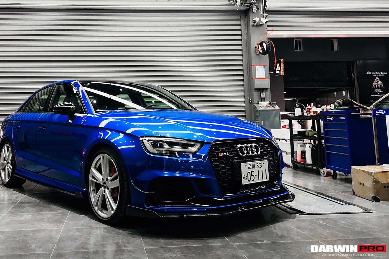 2019 - 2020 Audi RS3 BKSS Style Carbon Fiber Front Lip