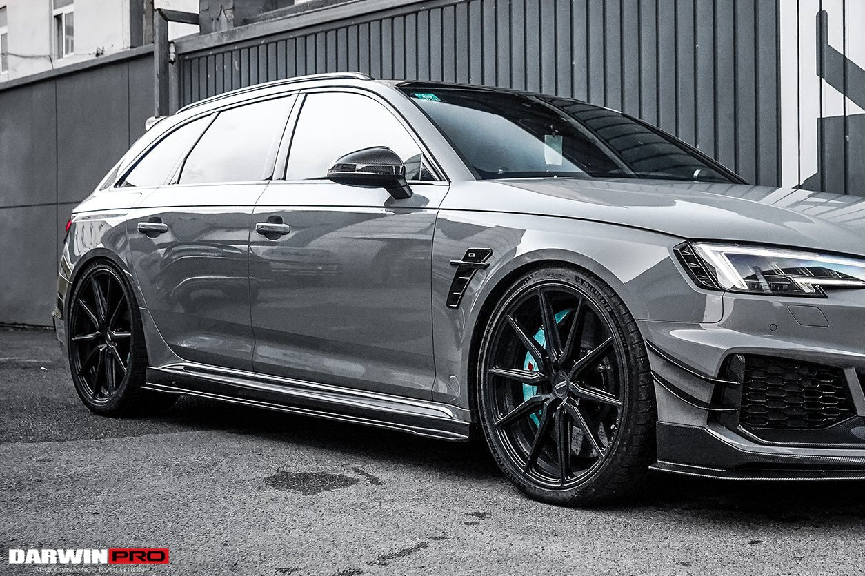 2017 - 2024 Audi RS4 B9 BKSS Style Side Skirts Under Board